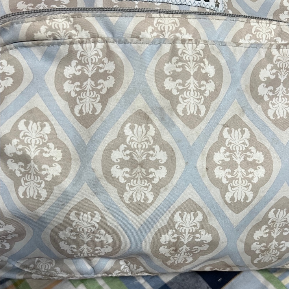 Ju-Ju-Be Elegant Blue, Gray and Cream Diaper Bag - Picture 12 of 12